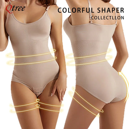 Bodysuit Shapewear Women's Tummy Control Sculpting Bodysuit Body Shaping One-piece Underwear Slimming Shapewear