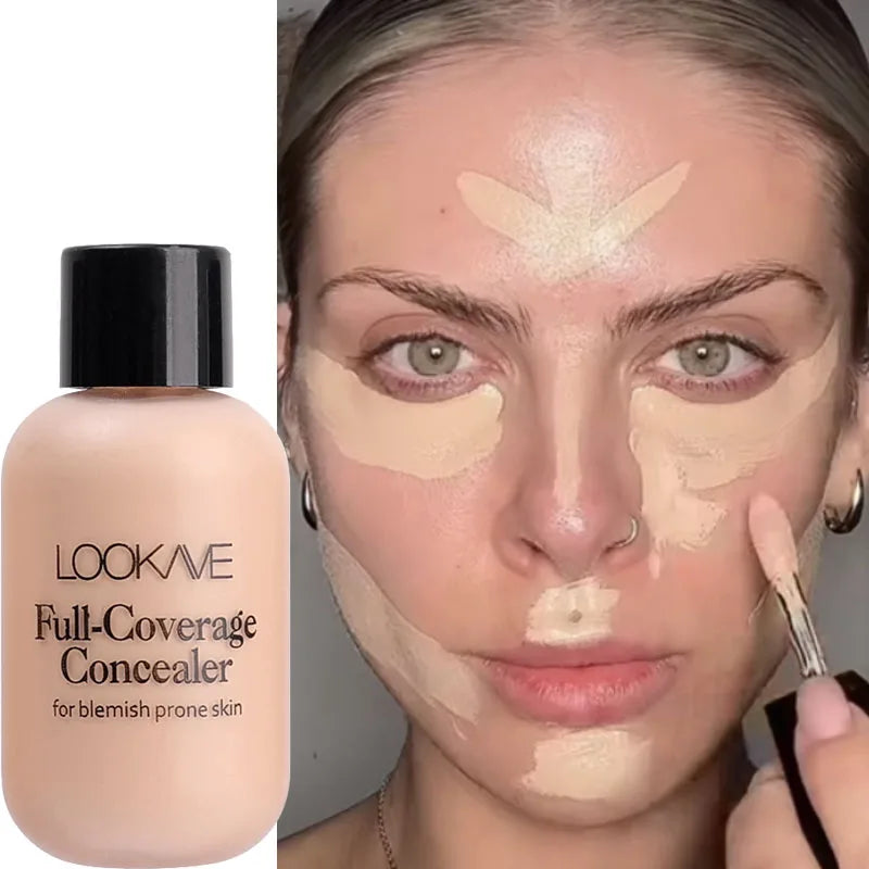 Liquid Concealer Cream Makeup 12ML Invisible Eye Dark Circles Cream Face Foundation Waterproof Make Up Base Cosmetics