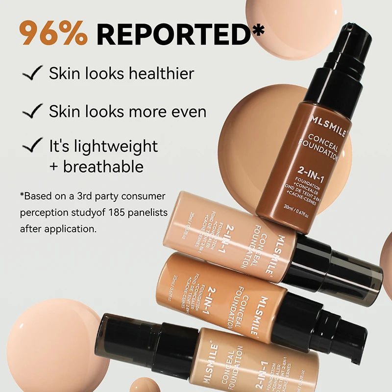 Face Foundation Cream Oil-Control Matte BB Cream Waterproof Lasting Concealer Liquid Professional Makeup