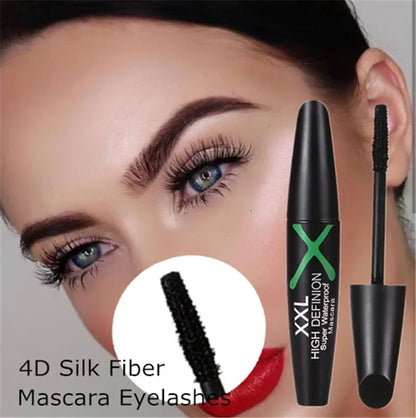 1 Pc 4D Silk Fiber Eyelashes Lengthening Mascara Waterproof Long Lasting Lash Black Eyelashes Extension Make Up 3D Mascara