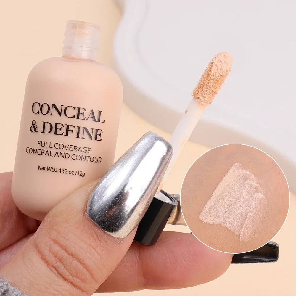 Liquid Concealer Cream Makeup 12ML Invisible Eye Dark Circles Cream Face Foundation Waterproof Make Up Base Cosmetics